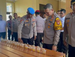 Jaga Integritas, Polres Pidie Jaya Gelar Tes Urine Mendadak untuk Personel