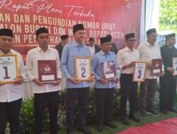 Sah! KIP Tetapkan Nomor Urut Paslon yang Berlaga di Pilkada Aceh Selatan 2024