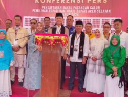 Pasangan MANIS Daftar ke KIP Aceh Selatan Dikawal Ribuan Massa