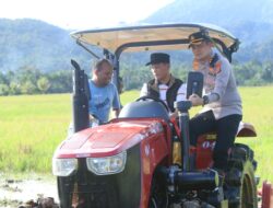 Bupati Aceh Selatan Turun Ke Sawah Resmi Luncurkan Program Unggulan Bajak Sawah Gratis