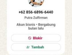 Akun WhatsApp Palsu Catut Foto Ketua PWI Langsa