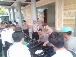 Polres Aceh Selatan Periksa Senjata Api Personel, Kapolres: Pastikan Digunakan Sesuai Prosedur