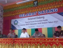 Bupati Mirwan Buka Forum Konsultasi Publik RKPD Aceh Selatan 2027, Serap Aspirasi Pembangunan Daerah
