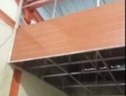 Habiskan Anggaran Miliaran Rupiah, Bangunan Kios Pusat Jajanan Serba Ada (Pujasera) Tetap Bocor