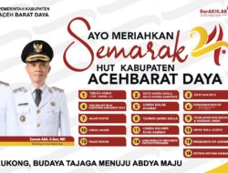 Semarak HUT Ke-24 Kabupaten Abdya, Ini Agendanya