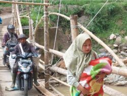 5 Bulan Terabaikan, Jembatan Wih Kanis Tak Kunjung Diperbaiki, 14 Desa di Mesidah Bertaruh Nyawa