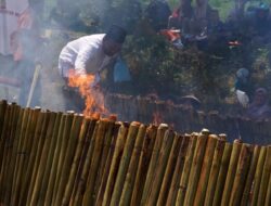Tradisi Meuseuraya Thoet Leumang Pecahkan Rekor MURI dengan 15 Ribu Leumang