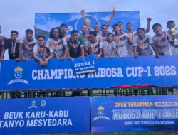 Open Turnamen Kubosa Cup I 2026 Ditutup, Nike FC Raih Gelar Juara