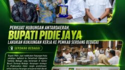 Perkuat Jejaring Antarwilayah, Bupati Pidie Jaya Jajaki Kerja Sama Strategis dengan Serdang Bedagai