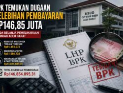 BPK Bongkar Temuan di RSUD Cut Nyak Dhien Aceh Barat, Belanja Genset Rp81,45 Juta Diduga Tak Didukung Transaksi