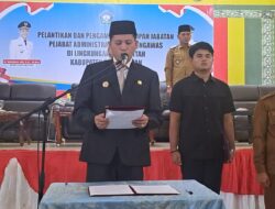 Bupati Mirwan Lantik 57 Pejabat, Tegaskan Komitmen Bangun Birokrasi Profesional untuk Aceh Selatan Maju