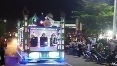 Lautan Cahaya 1 Muharram Membelah Malam Pidie Jaya, 66 Mobil Hias Berparade Ribuan Warga Tumpah ke Jalan