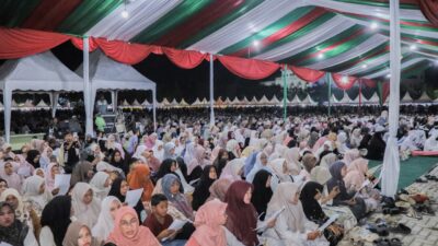 38 Ribu Jamaah Memadati Jantung Pidie Jaya, Doa dan Harapan Menyatu di Satu Malam