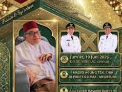 Abu Mudi Kembali Isi Pengajian Akbar di Pidie Jaya, Ribuan Jamaah Diperkirakan Hadir di Masjid Agung Meureudu