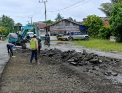 PUPR Aceh Barat Rehabilitasi Jalan Singgah Mata 2, Tingkatkan Keselamatan Pengguna Jalan