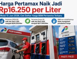 Harga Pertamax Naik Jadi Rp16.250 per Liter Mulai 10 Juni 2026, Ini Daftar BBM Pertamina Terbaru