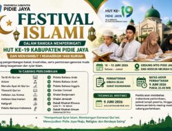 Sambut HUT ke-19 Pidie Jaya dan Tahun Baru Islam, Pemkab Gelar Festival Islami 16 Cabang Lomba
