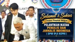 Ismail Resmi Pimpin DPW IPJI Kepri 2026–2031, Ketum Pusat Tekankan Profesionalisme Pers