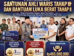 Kemensos Salurkan Santunan Tahap III untuk Korban Bencana Pidie Jaya, Total Bantuan Capai Rp465 Juta