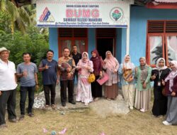 DPMG Aceh Tinjau Program Ketahanan Pangan BUMDes Padang Beurahan, Fokus Penggemukan Kambing