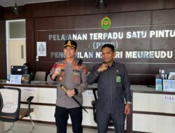 Kapolres Pidie Jaya Temui Ketua PN Meureudu, Perkuat Sinergi Penegakan Hukum