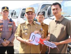 Bupati Pidie Jaya Hadiri Penyerahan Truk Operasional Kopdes Merah Putih, Perkuat Logistik Ekonomi Desa