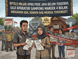 Rp70,5 Miliar APBG Pidie Jaya Belum Terserap, Gaji Aparatur Gampong Mandek 4 Bulan: Anggaran Ada, Kenapa Hak Mereka Tersendat?