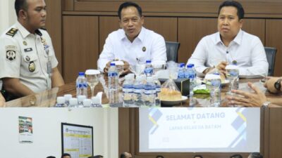 Deputi Imigrasi dan Pemasyarakatan Kemenko Kumham Imipas Tinjau Lapas Batam, Soroti Overstaying dan KUHP Baru