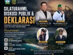 Mahasiswa Aceh Selatan Jabodetabek Deklarasikan Organisasi, Bahas Potensi SDA dan Masa Depan Daerah