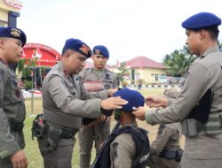 Kapolda Aceh Tutup Pembaretan 65 Bintara Remaja Satbrimob Polda Aceh Tahun 2026