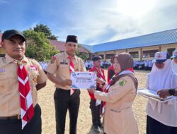 Bawa Nama Pidie Jaya ke Jambore Nasional XII, Dua Siswa SMPN 1 Meureudu Dilepas ke Cibubur