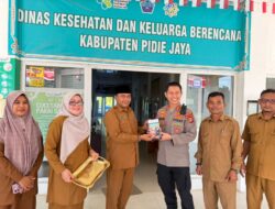 Bukan Sekadar Silaturahmi, Kapolres Pidie Jaya Bawa Misi Perkuat Layanan Kesehatan Warga