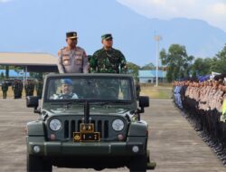 Kapolda Aceh dan Kasdam IM Pimpin Apel Gelar Pasukan, Kolaborasi TNI-Polri dan Pemda Tangani Karhutla dan Amankan HDA