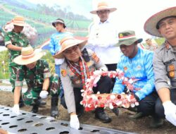 Kapolda Aceh Tanam Bawang Putih di Aceh Tengah, Dukung Swasembada Pangan Nasional