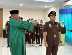 Muhammad Azsmar Haliem Dilantik sebagai Kasi Pidsus Kejari Aceh Selatan