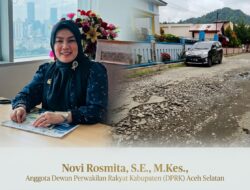 Jalan Depan SMP 1 Tapaktuan hingga BKPSDM Aceh Selatan Rusak Bertahun-tahun, DPRK Soroti Perhatian Pemerintah