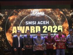 SMSI Aceh Anugerahkan Penghargaan kepada 20 Tokoh, Kepala Daerah dan Institusi Penggerak Pembangunan