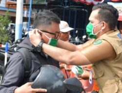Antisipasi Dampak Kabut Asap, Pemko Padangsidimpuan Bagikan Masker di Enam Titik