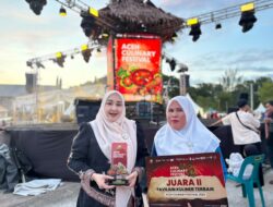 Aceh Selatan Raih Juara II Paviliun Kuliner Terbaik di Aceh Culinary Festival