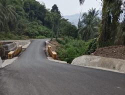 Masyarakat Angsel Apresiasi Dinas PUPR Tapsel, Pembangunan Jalan di Jembatan Bulu Parapat Rampung