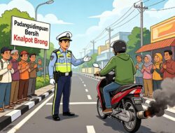 Satlantas Polres Padangsidimpuan: Orangtua, Keluarga dan Sekolah Berperan Cegah Penggunaan Knalpot Brong