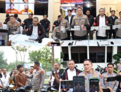 Polresta Barelang Ungkap Curanmor di Batam, 40 Motor Diamankan dan 4 Tersangka Ditangkap