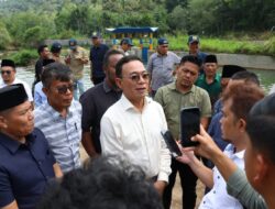 Bendungan Batu Tunggal Diresmikan, Rp1,2 Miliar APBD Tapsel Kembali Alirkan Air ke Sawah Warga