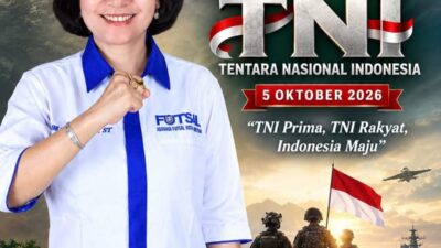 Dirgahayu TNI, Ketua AFK Padangsidimpuan Marini Yuliana Hutabarat: TNI Prima, TNI Rakyat, Indonesia Maju
