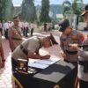 Polres Aceh Selatan Gelar Sertijab Kabagops dan Kapolsek Samadua